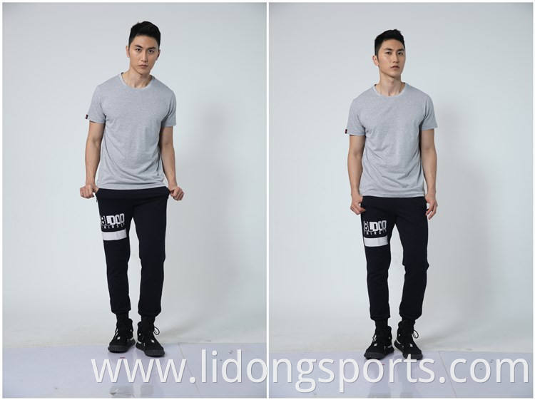 LiDong Sublimation blank fitted t-shirt wholesale custom printing Fashion casual t shirt